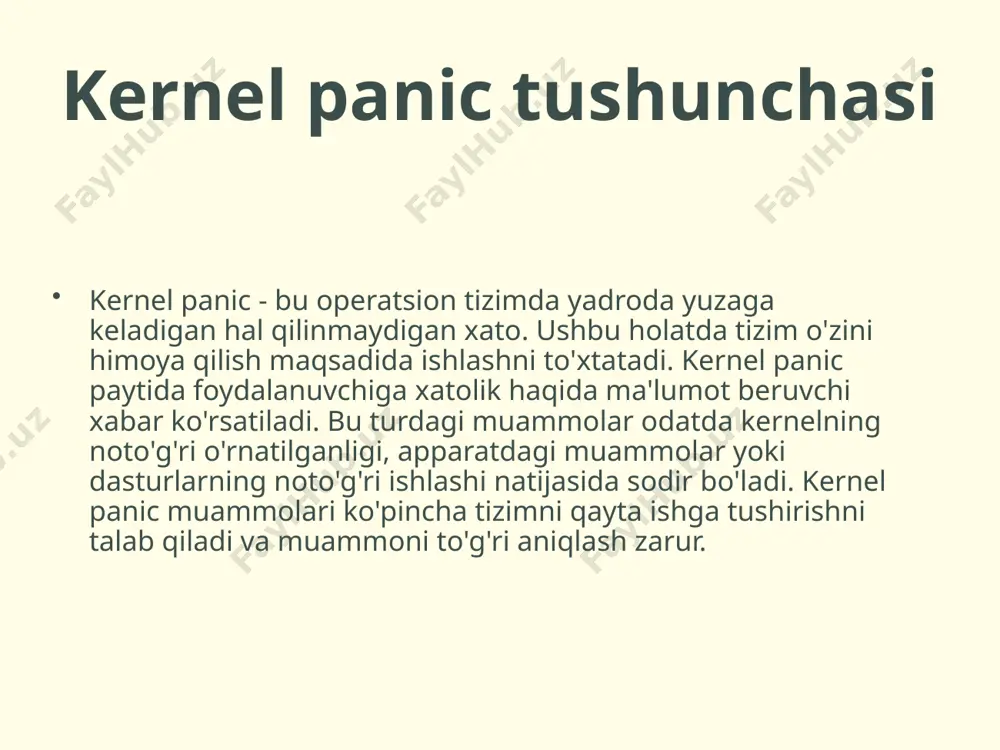 yadro darajasidagi xatolar va ularni tuzatish - Page 5
