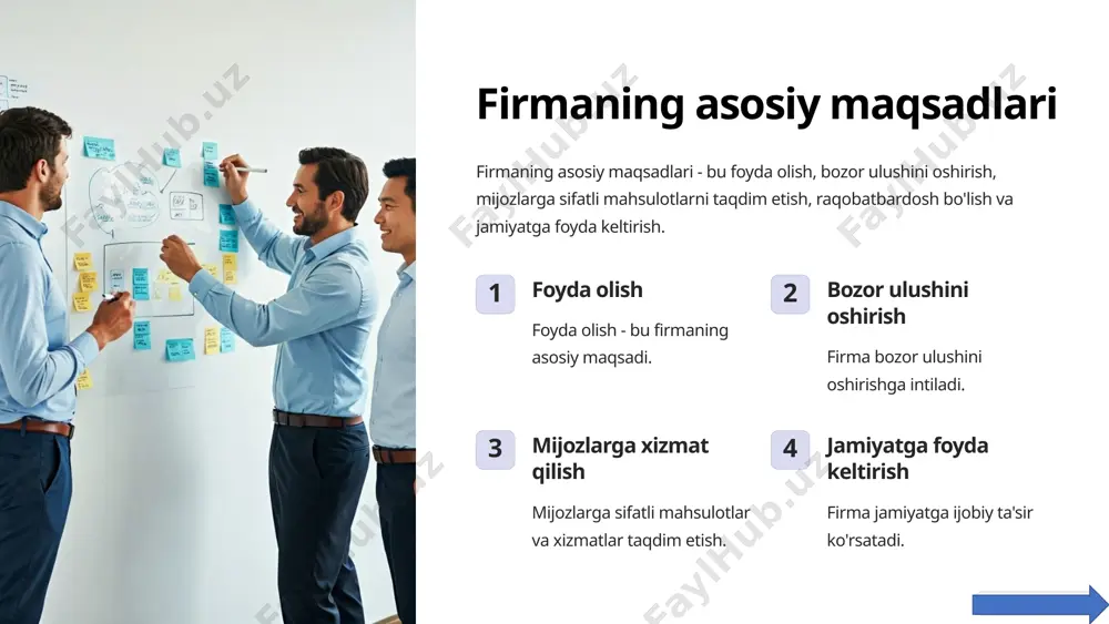 h 0; -1 2; -2 jadval «prinsipal» bilan «agent»ning o`zaro munosabatlari hech qanday o`ylangan markaz (ya’ni «prinsipal») hamma vaqt barcha hodisalardan xabardor bo`lib turishga ... va ushbu axborotni manfaatdor tomonlarning hukmiga tezkor havola etishga qodir emas. fridrix fon xayek «prinsipal-agent» muammosi - «agent»ning «prinsipal» topshirig`i va ko`rsatmasini bajarishdagi nayrangi. nayrang qilish axborot asimmetriyasi va «agent» faoliyati ustidan nazorat qilishning yuqori darajasi tufayli mumkin bo`ladi. «prinsipal-agent» muammolarini hal etish variantlari «agent»ning opportunistik xatti-harakatini cheklashga yo`naltirilgan rag`batlar tizimini qidirish bilan optimal shartnoma nazariyasi, yoki, «prinsipalagent» nazariyasi shug`ullanadi. ko`pincha ushbu muammoni hal etishning quyidagi variantlari ko`rsatiladi. 1. «agentlar» raqobati 2. «agent»ning qo`shma faoliyat natijalarida ishtirok etishi 3. firma «agentlar» ittifoqi sifatida 3. firmaning ichki tuzilmasi «prinsipal-agent» muammosi hal etilishi muqobil modellardagi tashkilotning ichki tuzilishi asosida yotadi. firma ichki tuzilishining quyidagi to`rtta varianti keng tarqalgan: unitar (u-tuzilma), xolding (x-tuzilma), omultidivizional (m-tuzilma) aralash (a-tuzilma). zamonaviy korporatsiya menejerlarga rahbarlik qiluvchi, ...xodimlarga rahbarlik qiluvchi menejerlardan tarkib topadi. …