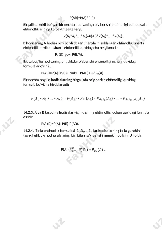 tasodifiy hodisalar va ularning ehtimollari - Page 4