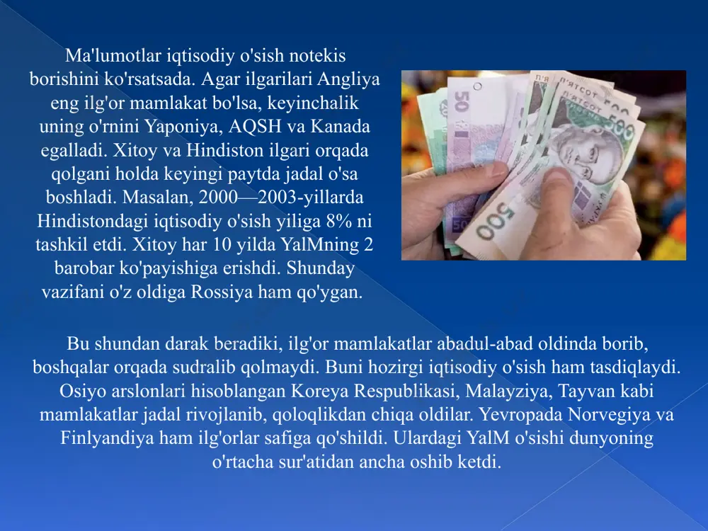 iqtisodiy o'sish tahlili va real yalm hisoblash usullari - Page 5