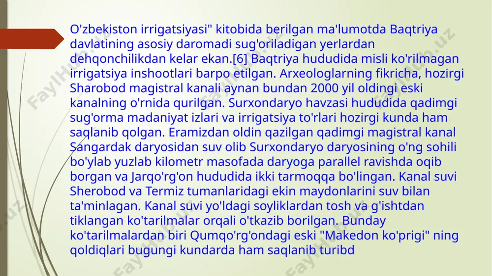surxondaryo va yer suvi munosabatlari tarixi - Page 5