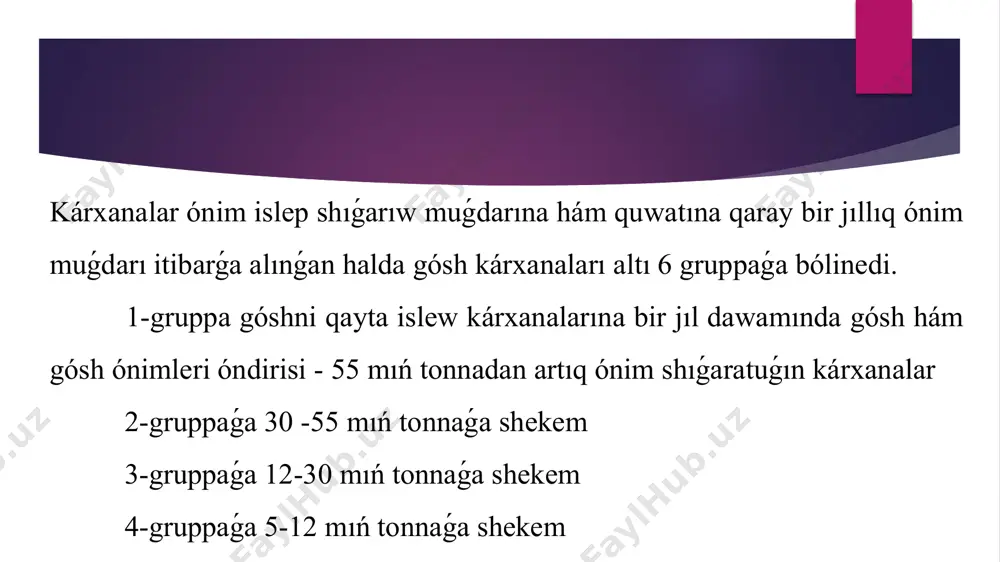 gósh kárxanaları haqqında ulıwma túsinik - Page 4