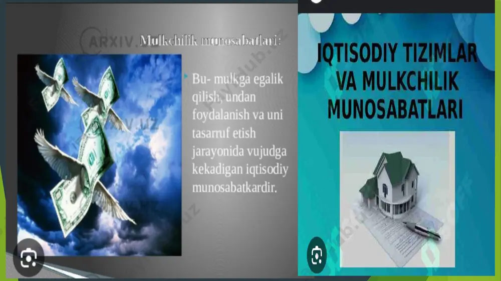 mulkchilik munosabatlari va ularning iqtisodiy mazmuni - Page 3
