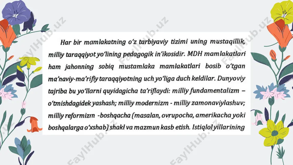 taʼlimning milliyga yoʻnaltirilganligi - Page 5