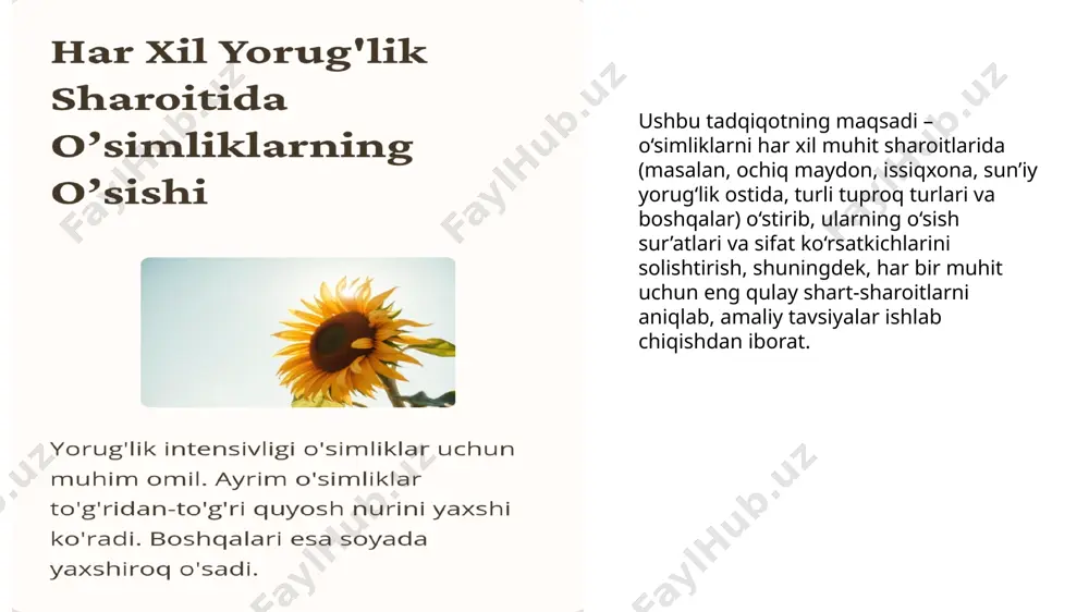 o‘simliklar turli muhitda o‘stirish: tajriba va tavsiyalar - Page 5