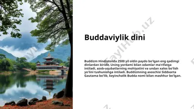 buddaviylik dini — PPTX