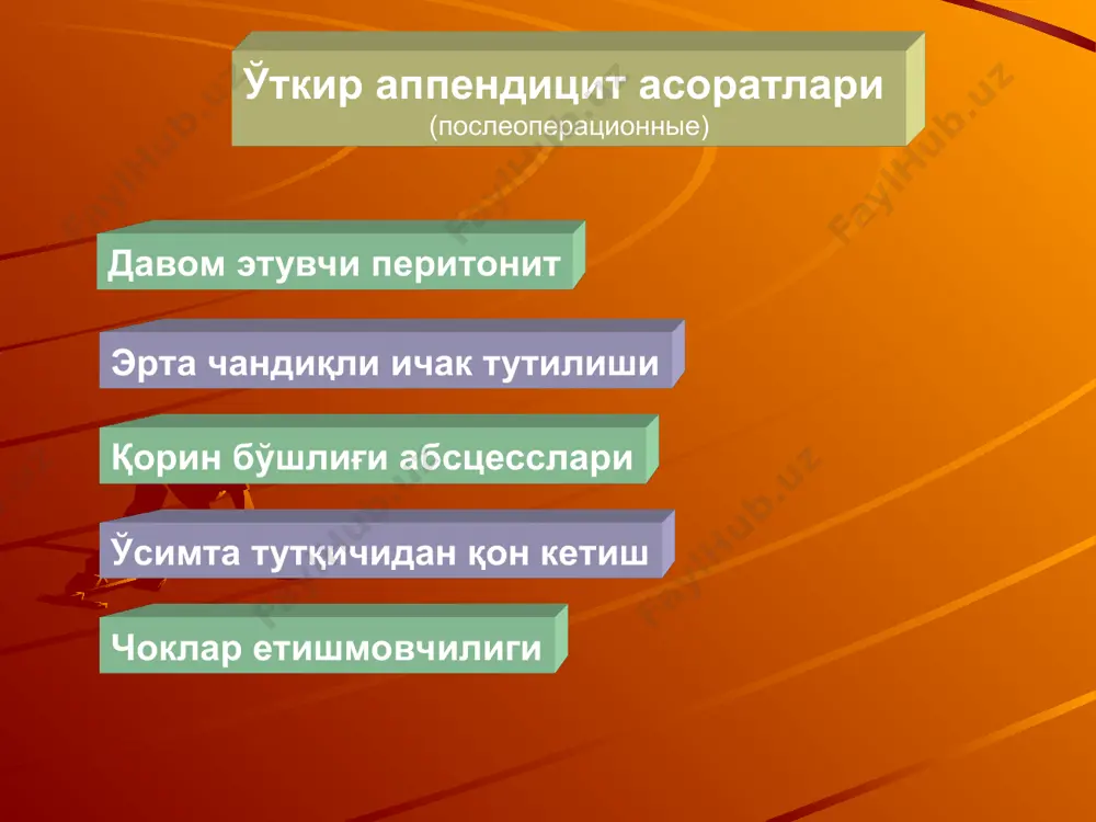 ўткир аппендицит асоратлари - Page 3