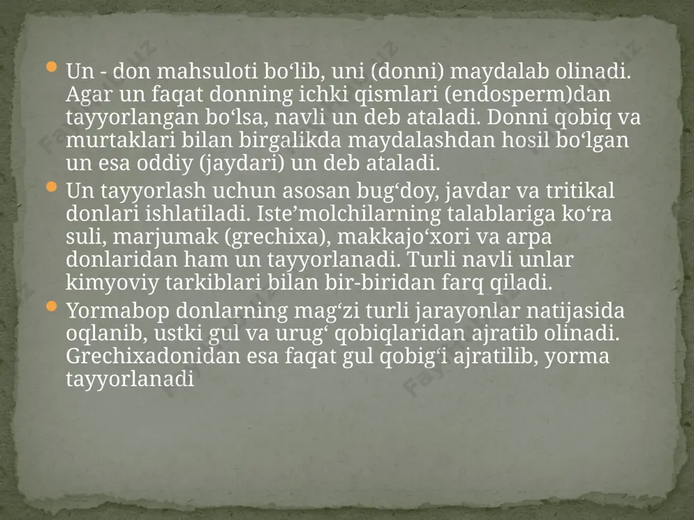 don mahsulotlarini dastlabki ishlash texnologiyasi - Page 5