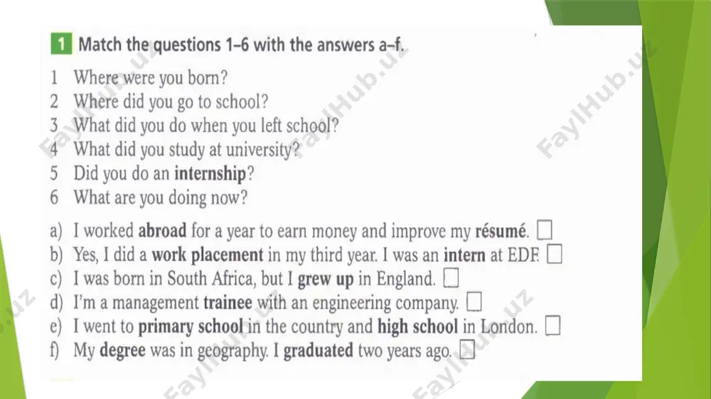 job interviews and career - Page 3