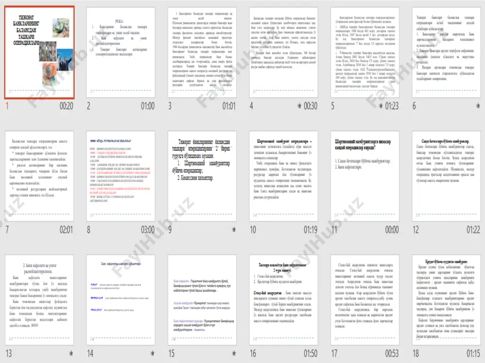 тижорат банкларининг балансдан ташқари операциялари - Page 3