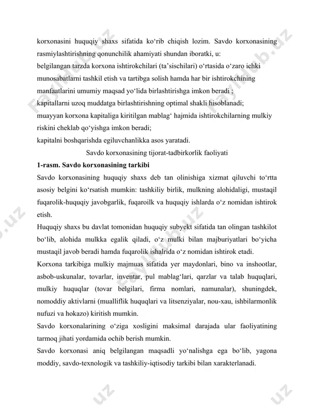 arkib deganda moddiy resurslarning umumiyligi, bir xil tipdagi inshootlar va savdo-texnologik uskunalardan foydalanish tushuniladi. savdo-texnologik tarkib sotilayotgan tovarlarning nimaga mo‘ljallanishi va ularni sotish usullarining umumiyligi, yagona texnologik jarayn va xizmat ko‘rsatish, bir xil turda joylashtirish va savdo, ombor, ishlab chiqarish va yordamchi inshootlarning funksional o‘zaro aloqalari belgilab beradi. tashkiliy-iqtisodiy tarkib korxonaning alohida xo‘jalik faoliyati, uning yuridik huquqlar va o‘z faoliyati uchun javobgarlik bilan ta’minlanishi, yagona hisob va hisobot tizimi, savdo faoliyatini tahlil qilish va rejalashtirishning bir xilligi bilan tavsiflanadi. savdo korxonasining asosiy vazifasi tovarlarni sotish hisoblanadi. bu vazifani klassik nazariyaga asosan ikki jihatdan ko‘rib chiqish mumkin: 1) iste’mol qiymatini sotish, ya’ni muayyan tovarni ishlab chiqaruvchidan iste’molchigacha yetkazib berish; 2) tovarning qiymatini sotish, buning natijasida muayyan tovar jamiyat tomonidan tan olinadi. o‘z faoliyati davomida savdo korxonasi boshqa bir qator vazifalarni ham bajaradi. bu vazifalar ko‘pincha qo‘shimcha vazifalar deb atalib, ular qatoriga tovarga bo‘lgan iste’molchilik talabini o‘rganish, tovar assortimentini shakllantirish, tovar va …