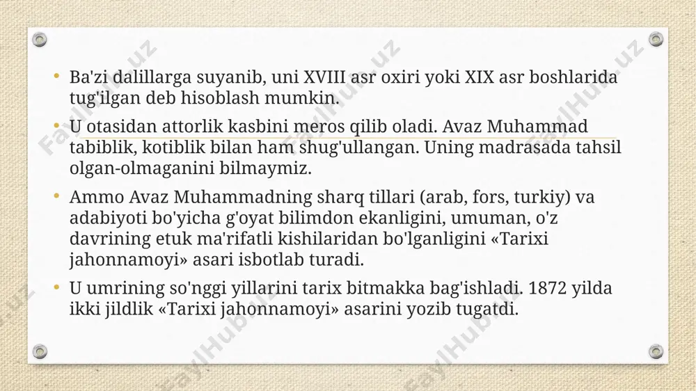 avaz muhammad attor ho’qandiy. tarixi jahonnomai - Page 4