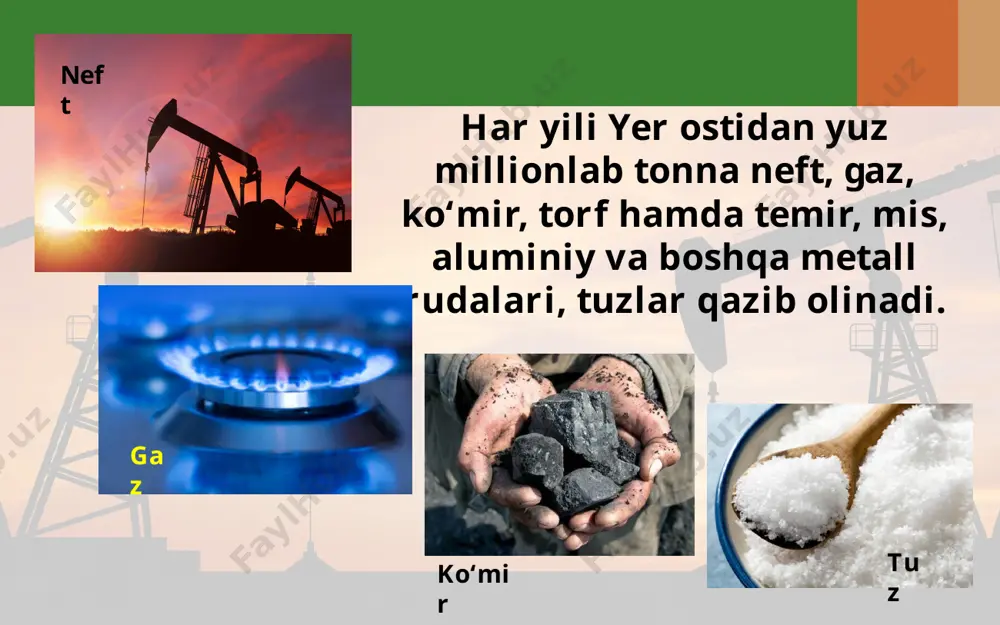 atta o‘rin tutadi. respublikamizda yangi neft, gaz va oltin konlarining topilishi va ishlab chiqarishga joriy etilishi yurtimiz ravnaqiga xizmat qilmoqda image2.jpg image3.jpg image4.gif image5.jpg image6.jpeg image7.jpg image8.jpg image9.jpeg image10.jpeg image11.jpg image12.jpeg image13.jpeg image14.emf image15.jpeg image16.jpeg image17.jpeg image18.jpeg image19.jpeg image20.jpeg image21.jpeg image22.jpg image23.jpeg image24.jpeg image25.jpeg image26.jpeg image27.jpeg image28.jpeg image1.jpg