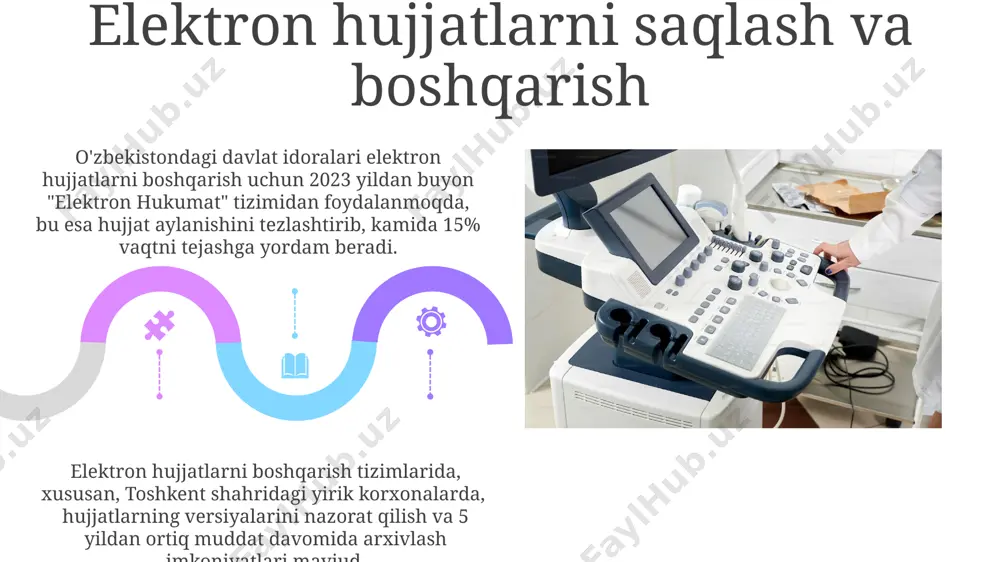 elektron hujjat va elektron hujjat almashinuvi - Page 5