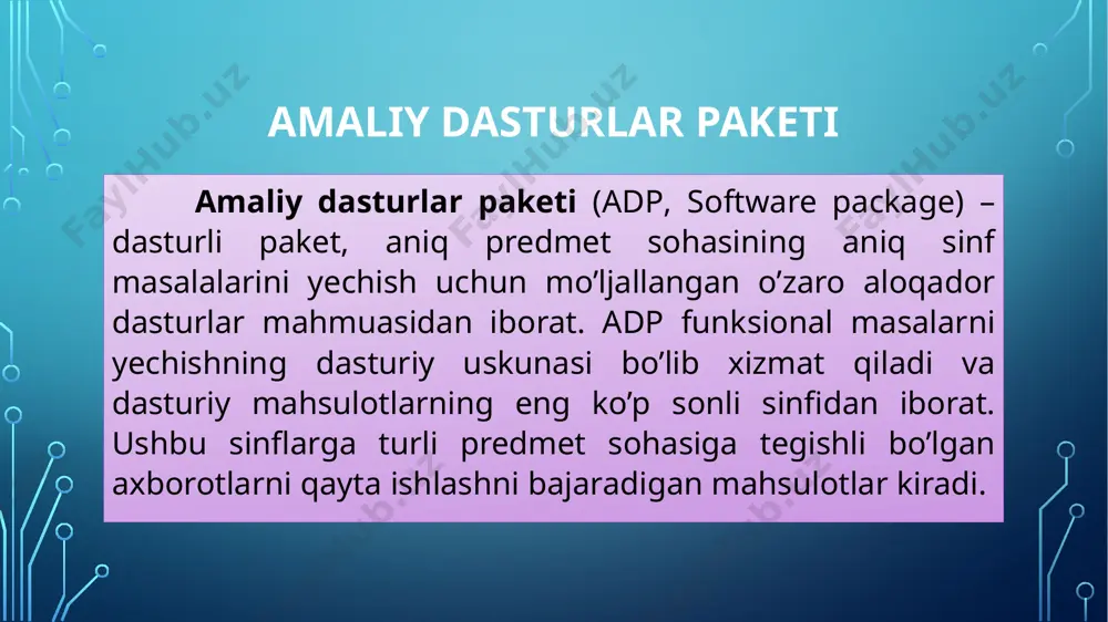 open office amaliy dasturlar paketi imkoniyatlari - Page 3