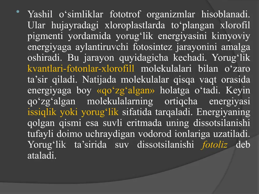 iroq uglevodlarning tirik organizmlarda bajaradigan vazifasi faqat ularga energiya yetkazib berish bilan chegaralanib qolmaydi. ularning parchalanishida bir qator oraliq birikmalar hosil bo‘lib, bu birikmalar tirik organizmlarda uchraydigan boshqa organik moddalarning asosini tashkil etadigan yog‘ kislotalar, aminokislotalar va boshqa birlamchi mahsulotlar manbai hamdir. uglevodlarning hazm bo‘lishi va so‘rilishi. suvda yaxshi eriydigan oddiy qandar - monosaxaridlargina oldin parchalanmasdan turib, ichak devori orqali qonga so‘riladi. qolgan ovqat uglevodlari hazm yo‘lida glikozid bog‘lar gidrolizini katalizlovchi fermentlar-glikozidazalar ta’siri bilan monosaxaridlarga parchalanadi. kraxmal og‘iz bo‘shlig‘ida hazm bo‘la boshlaydi: so‘lakda 1,4-glikozid bog‘larni parchalaydigan amilaza ta’sirida qisman parchalanadi. kraxmal asosan ingichka ichakda hazm bo‘ladi, ingichka ichakka amilaza me’da osti bezi shirasi tarkibidan tushib turadi. maltoza, izomaltoza, laktoza va saxaroza alohida glikozidazalar-maltaza, izomaltaza, laktaza va saxaraza ta’sirida gidrolizlanadi. bu fermentlar ichak hujayralarida sintezlanadi, lekin ichak yo‘liga ajralib chiqmaydi: disaxaridlar ichak hujayralarining ichida gidrolizlanadi. uglevodlarning butunlay hazm bo‘lishidan hosil bo‘lgan mahsulotlar - glyukoza, galaktoza va fruktoza ichak hujayralari orqali qonga …