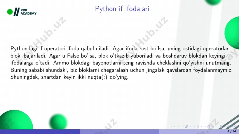 python dasturlash tili - Page 4