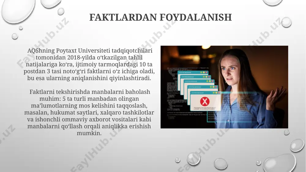 yolg’on axborotlarni identifikatsiyalash metodlari - Page 3