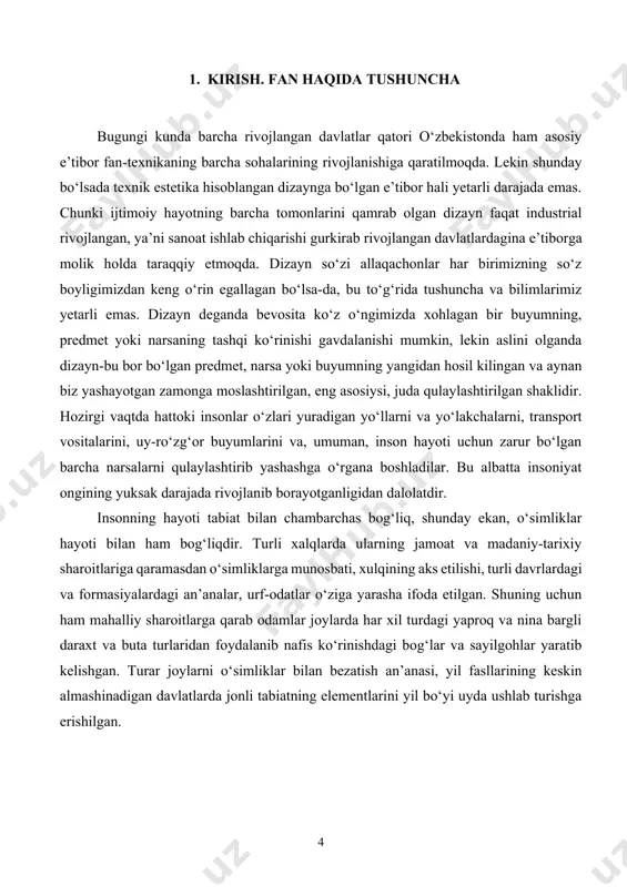ladi. xonadon turar-joylarning asosiy tarkibiy qismi bо‘lib hisoblanadi. bu xonalarda oila a’zolari о‘zining asosiy vaqtini о‘tkazadi ya’ni ular bu yerda dam olishadi ishlashadi, uxlashadi, ovqatlanishadi va mexmon kutishadi. uy tarxini yechishga uning kanday xajmli bо‘lishiga karamasdan u yerda xamma xayot kechirish uchun kerak bо‘ladigan shart-sharoitlar yaratish zarur. bular nimalar: xar bir oila a’zosini dam olishga va shaxsiy ishlarini bajarishga, uy xо‘jaligini olib borishga, ovqat tayyorlash va ovqatlanishga, oila a’zolari bir-biri bilan va boshka odamlar bilan muloqotda bо‘lishiga va gigiyenik tozalikni saqlashga shart-sharoit yaratish kerak. turarjoy xonalarining soni va xajmi oila a’zolarining soniga yoshiga karab belgilanadi. undan tashqari oila a’zolarining kasbi xam xisobga olinadi. yordamchi xonalarning maydoni yashaydigan xonalarning soniga karab belgilanadi. xonadonlar asosiy, xо‘jalik va yotoq bо‘laklarga bо‘linadi. asosiy bо‘laklarga mexmon kutib oladigan va shu bilan birga bazilari oila a’zolarini bir yerga tо‘planishi mumkin bо‘lgan xonalar (yemakxona, mexmonxona, ish kabineti). bu xonalarga tо‘gridan-tо‘g‘ri daxliz orqali о‘tiladi. xо‘jalik bо‘lagiga oshxona, yuvinish …