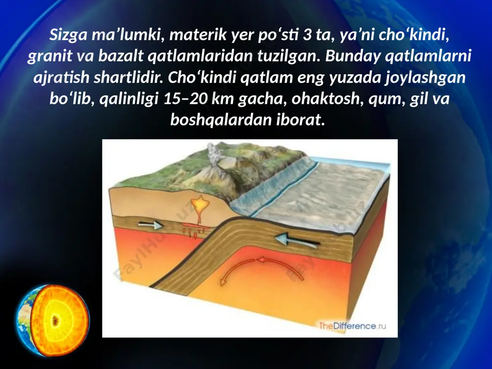 yerning ichki tuzilishi va tektonik jarayonlar. 10 - sinf - Page 4