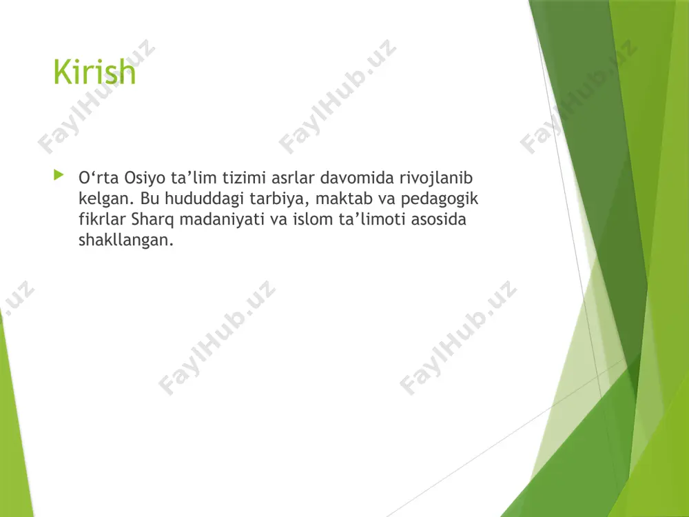 o‘rta osiyoda tarbiya, maktab va pedagogik fikrlar - Page 2