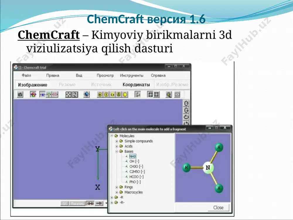 chemwindow dasturida ishlash - Page 5