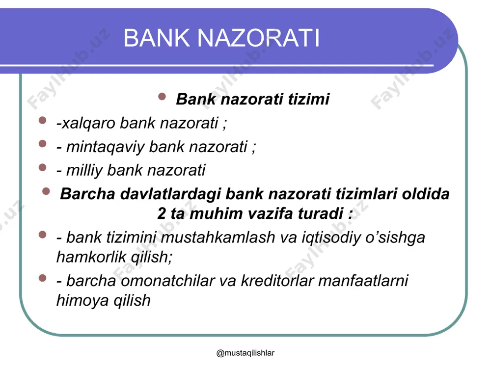 bank muassasalarda moliyaviy nazoratni tashkil etish - Page 5