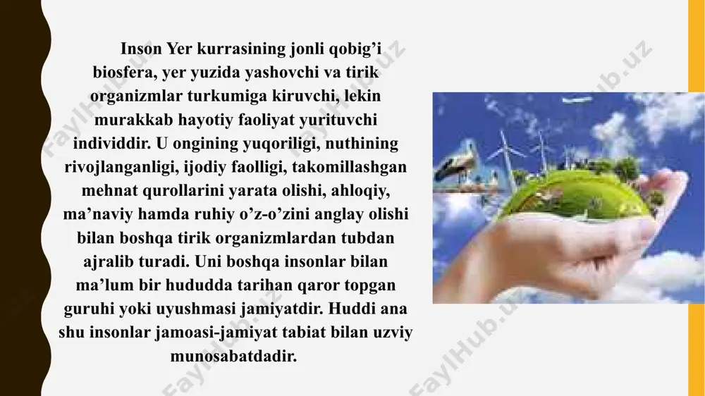i shartnoma alohida ahamiyatga ega. 1973-yilda nodir hayvon va o’simlik turlari bilan savdo qilishni chegaralash to’g’risidagi (sites) xalqaro konvensiya tuzildi. 1972-yili stokgolmda atrof muhitni muhofaza qilish bo’yicha o’tkazilgan birlashgan millatlar tashkiloti (bmt)ning i-umumjaxon konferensiyasida 5-iyun xalqaro tabiatni muhofaza qilish kuni deb e’lon qilingan. 1973-yili londonda dengizlarni neft va boshqa zaharli ximikatlar bilan ifloslanishining oldini olish yuzasidan yangi xalqaro konvensiya qabul qilindi. 1978-yili ashxobodda o’tgan xalqaro tabiatni muhofaza qilish ittifoqi (xtmi) bosh assambleyasida jahon tabiatni muhofaza qilish strategiyasi qabul qilindi. atrof muhitga inson ta’sirining kuchayishi 1985-yili venada ozon qatlamini muhofaza qilish konvensiyasi, 1992-yili rio-de-janeyroda biologik xilma-xillikni saqlash, iqlimning o’zgarishi, cho’llashish bo’yicha va boshqa konvensiyalarning tuzilishiga sabab bo’ldi. atrof muhitni muhofaza qilish sohasida hamkorlik turli davlat va nodavlat tashkilotlari faoliyatida ham amalga oshiriladi. bunday hamkorlik maqsadlari, tuzilishi va faoliyati bilan farqlanadi, hamkorlik xarakteriga ko’ra ikki tomonlama yoqi ko’p tomonlama, regional va subregional bo’lishi mumkin. 1948-yili tuzilgan nodavlat tashkilot-tabiatni muhofaza qilish xalqaro itgifoqi(tmxi) …