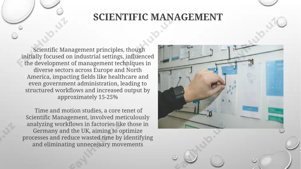 nagement total quality management (tqm) emphasizes continuous improvement, often using methodologies like six sigma, aiming for near-zero defects. companies like toyota in japan pioneered its application, achieving significant cost savings and enhanced customer satisfaction. a key element of tqm is the use of statistical process control (spc) charts to monitor and analyze data. this allows for proactive identification of process variations, preventing defects and ensuring consistent quality levels in manufacturing plants globally. six sigma six sigma methodologies, originating in motorola in the 1980s, aim to reduce defects to 3.4 per million opportunities, significantly improving processes across diverse industries like manufacturing and healthcare in places like japan and the us. six sigma projects often utilize dmaic (define, measure, analyze, improve, control) a 5-step framework, requiring detailed data analysis and statistical tools to achieve measurable improvements, resulting in cost savings of millions of dollars for companies globally. thank you for your attention …