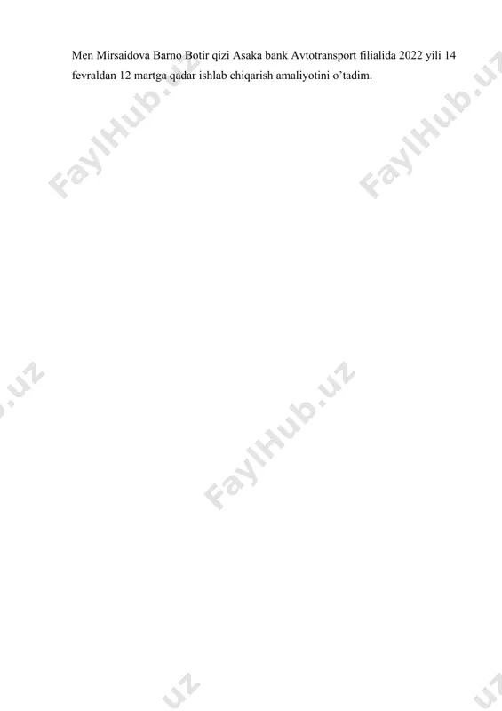 chiqarish yo’li bilan davlatimizning yeng yaxshi va talabgor ish beruvchilaridan biri bo’lish. strategiyaning asosiy yo’nalishlari bilan quyidagilar belgilab berilgan: · tashkiliy tuzilishini, qaror qabul qilish tizimi va korporativ boshqaruvni yanada takomillashtirish · mijozlarning ehtiyojlari va imkoniyatlarini hisobga olgan holda, yangi bank mahsulotlari va xizmatlarini ishlab chiqish va joriy qilish · samarali axborot siyosatini va brend strategiyasini ishlab chiqish · samarali xodimlarni boshqarish tizimini yaratish · ichki nazorat tizimini takomillashtirish · chakana va korporativ biznesni rivojlantirish · daromadlilik va rentabellik darajasini oshirish · zamonaviy axborot texnologiyalarini joriy qilish strategiya bilan belgilangan asosiy vazifalarni hal yetishda, bank o’zining bank-moliya xizmatlari bozoridagi asosiy ustuvorligidan – yeng keng qamrovli bo’linmalari tarmog’idan to’laqonli foydalanadi. kelgusi besh yil davomida bo’linmalarni takomillashtirishga qaratilgan bir qator choralarning majmuini amalga oshirish ko’zda tutilmoqda. xususan, ularning faoliyati tahlil qilinadi va natijalari bo’yicha rentabelli bo’linmalarni takomillashtirish hamda norentabelli bo’linmalarni yopish qarorlari qabul qilinadi. davlat iqtisodiyotining real sohasini kreditlashga oid, shu jumladan, …