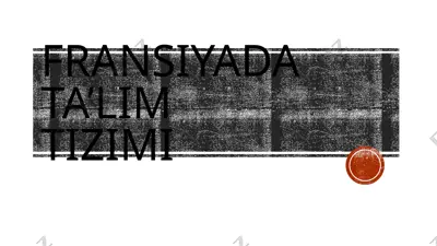 fransiyada ta’lim tizimi — PPTX