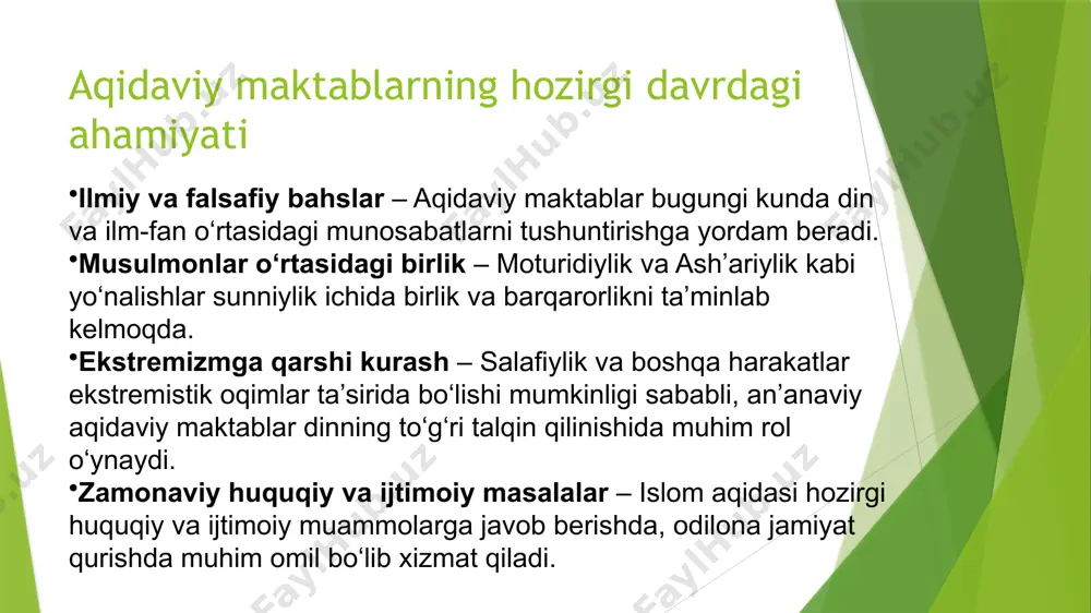 dinshunoslik fanidan prizentatsiya - Page 5