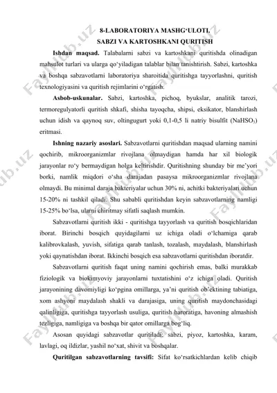 sаbzi vа kаrtоshkаni quritish — DOCX
