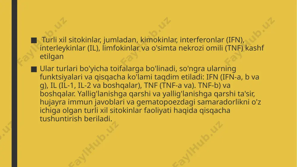 interferon va sitokinlar sintezlanishi, ta’sir mexanizmi - Page 4