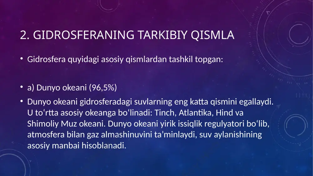 gidrosfera va uning tarkibiy qismlari - Page 5