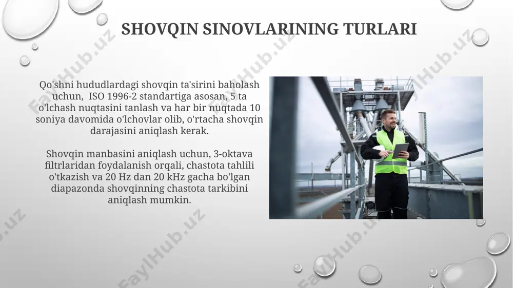 korxonalarda shovqinni tekshirish va baholash - Page 5