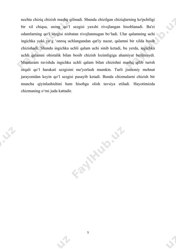 gan qismlari ham qo‘shib ko‘rsatiladi. bu yerda detal p tekislik bilan qirqilib, ikkiga: a va v bolaklarga ajratilgan. fikran v bo‘lak olib qo‘yilgandan keyin a bolakning qirqilgan joyi shtrixlanadi. detaining bosh ko'rinishida ham o‘sha joy shtrixlangan. qirqimlar kesuvchi tekislik detalni teng ikki qismga ajratsa, kesuvchi tekislik izi chizmada ko‘rsatilmaydi. detalning qismidagi teshikni qirqib ko‘rsatish joiz bolsa, kesuvchi tekislik izi uzuq chiziqlar bilan ko‘rsatiladi va qirqim a-a kabi belgilanadi. kesuvchi tekislik izi uzuq chiziqlarni tasvirlash quyidagi chizmada berilgan, a harflar yo'nalishlarining detal konturiga nisbatan tashqi tomonlariga yoziladi. yo‘nalishning shakl va o‘lchamlari quyidagi chizmada ko‘rsatilgan. kesuvchi tekisliklarning proyeksiyalari tekisliklariga nisbatan egallagan vaziyatiga qarab qirqimlar uch xil: frontal, gorizontal va profil bo'ladi. bulardan tashqari, qo'shmcha tekisliklarda qiya qirqimlar ham bajariladi. ayrim hollarda mahalliy qirqimlar qo‘laniladi. 4. oddiy qirqimlar. detaining ichki tuzilishini bitta tekislik orqali ko‘rsatish mumkin boisa, bunday qirqim oddiy hisoblanadi. oddiy qirqimni hosil qilish ko‘rsatilgan bo‘lib, p ii v bol'gani uchun u …