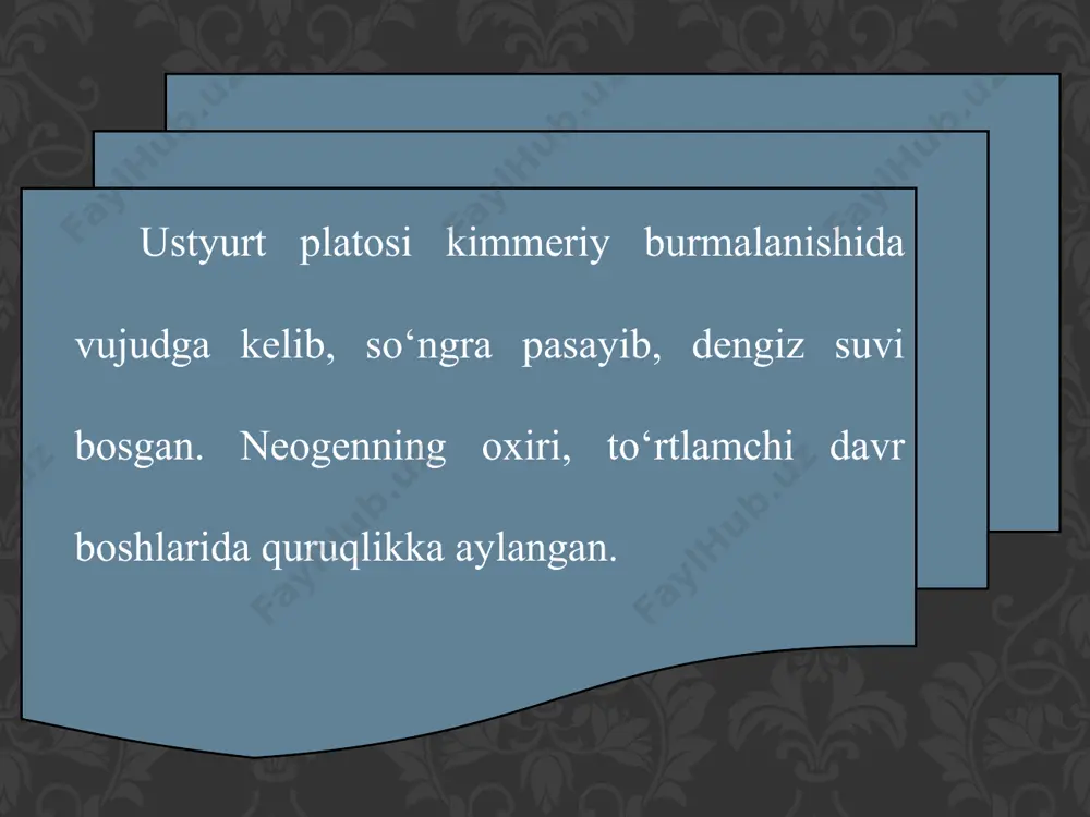 ustyurt tabiiy geografik okrugi 7-sinf - Page 5