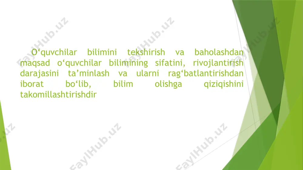 o'quvchilarning bilimini tekshirish va tashxis qilish - Page 5