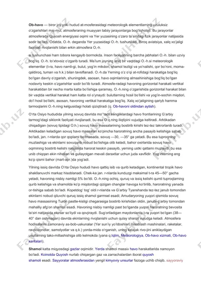 ob-havo — DOCX