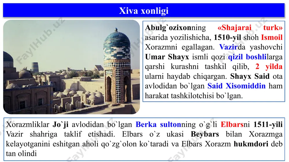 xiva va qo’qon xonliklari - Page 3