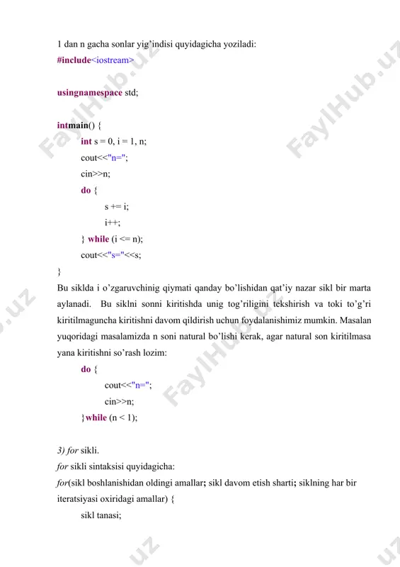 takrorlanuvchi algoritmlarni dasturlash - Page 4