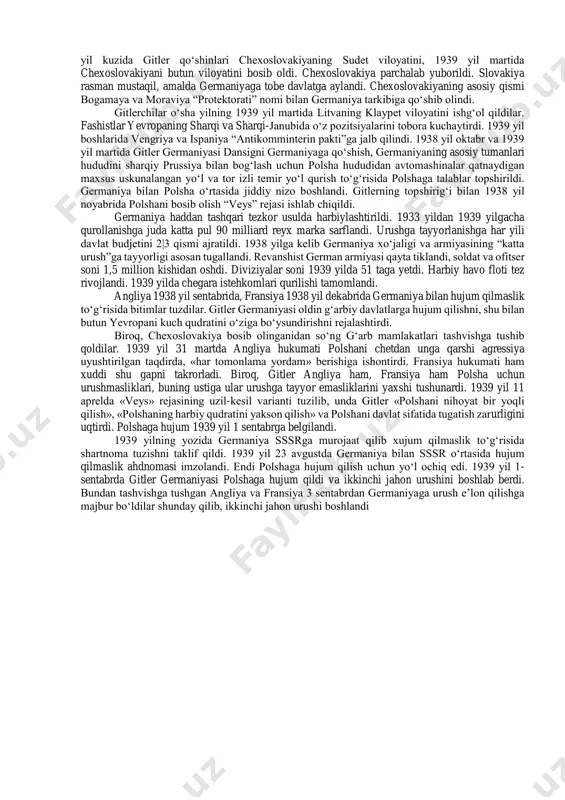 jahon urushi jinoyatchilaridan biri bo‘lgan ashaddiy monarxist gindenburg prezident qilib saylandi. gindenburg reaksiya kuchlarini yanada mustahkamlash maqsadida 1928 yil martida reyxstagni tarqatib, may oyida yangi saylovlar o‘tkazdi. gindenburgning topshirig‘iga mufoviq, 1928 yil iyunida reyxstagdagi sotsial-demokratiya fraksiyasining lideri german myuller sotsial-demokratlardan va o‘ng burjua partiyalari vakillaridan iborat “katta kaolitsiya” hukumatini tuzdi va 1930 yil martigacha mamlakatni boshqardi. 1928 yildayoq mamlakatda iqtisodiy krizisning yaqinlashayotganligi sezila boshlagan edi: ishlab chiqarish sur’ati pasaymoqda, ishsizlar soni ortmoqda, aholining xarid quvvati tobora kamaymoqda edi. beqaror negizdagi stabillashuv 1929 yilga kelib barbod bo‘ldi. boshqa kapitalistik mamlakatlar qatorida germaniyada ham iqtisodiy inqiroz boshlandi. versal shartnomasi va reparatsiya to‘lovlari tufayli germaniya g‘arb davlatlariga moliyaviy jihatdan qaram bo‘lib qolganligidan bu inqiroz chuqur inqirozga aylandi. inqiroz xalq xo‘jaligining hamma sohalarini chulg‘ab oldi. sanoat inqirozi agrar inqiroz bilan qo‘shilib ketdi va uzoq davom etdi. 1932 yilda sanoat mahsuloti 1929 yildagiga qaraganda 40,6% ishlab chiqarish vositalarini ishlab chiqarish esa 53% kamaydi. sanoat ishlab …