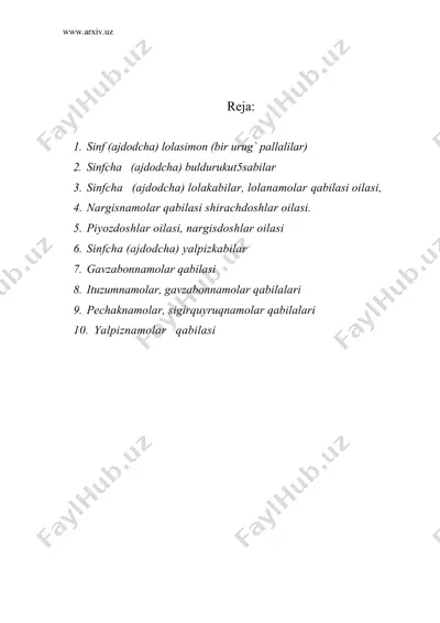 sinfcha (ajdodcha) yalpizkabilar-(ampvaye) — DOC