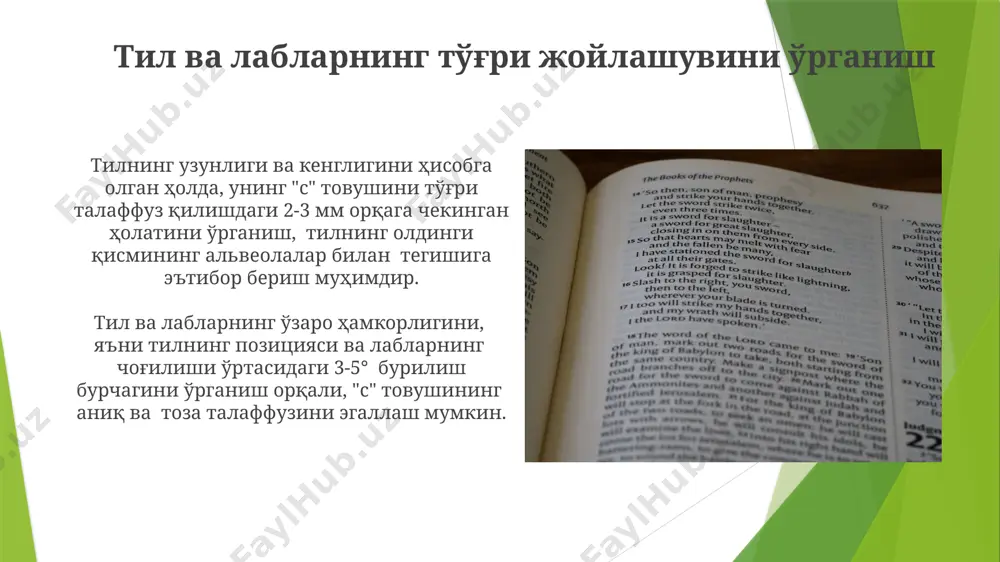 "s" tovushining talaffuzidagi kamchiliklarini bartaraf etish usullari - Page 3