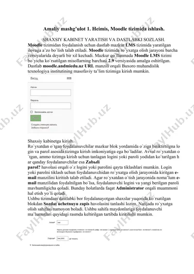 moodle lms tizimi — DOCX