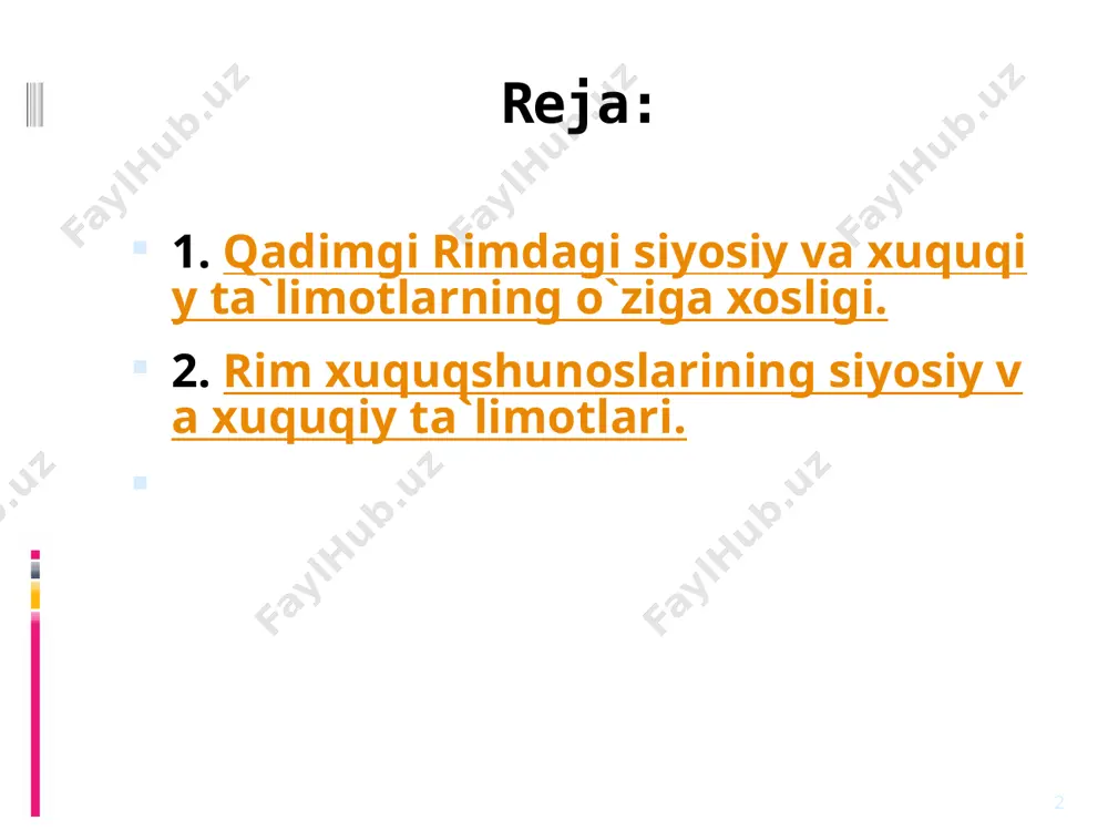 qadimgi rim davlati va huquqi - Page 2