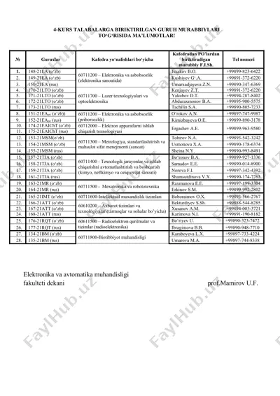 elektronika va asbobsozlik (elektronika sanoatida) — DOC