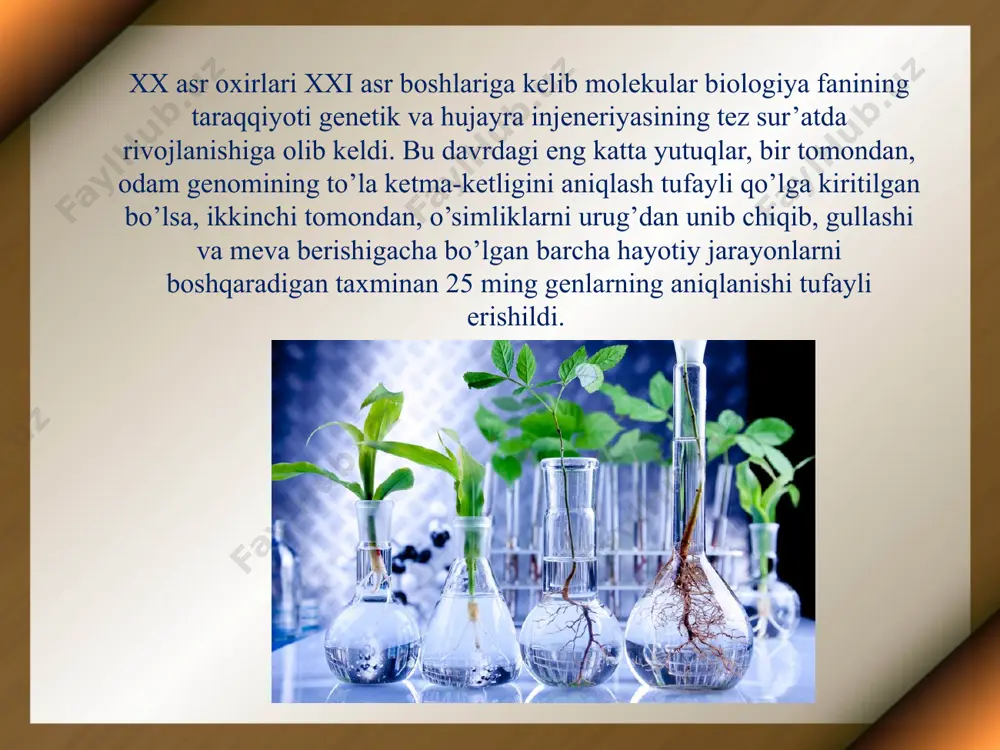 o’zbekistonda genetik injeneriya va biotexnologiya fani yutuqlari - Page 5