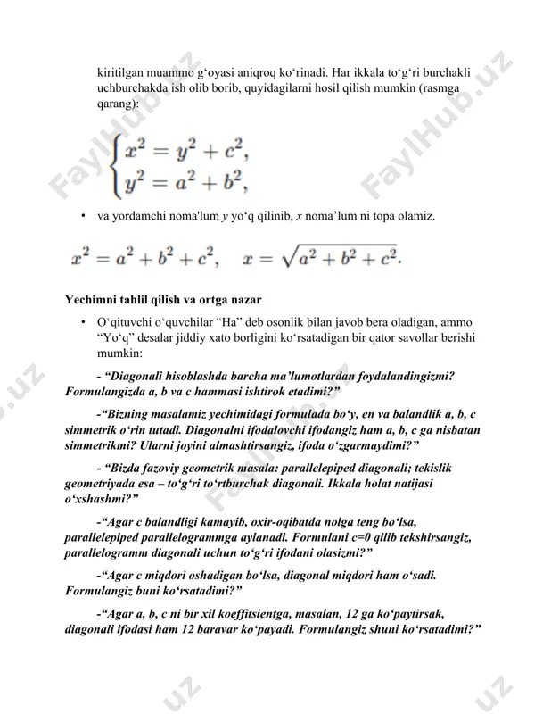 polyaning muammolarni hal qilish bosqichlari - Page 5